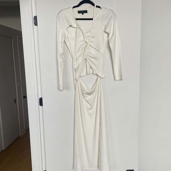 Sid Neigum White Tension Cut-Out Dress - Picture 2 of 5